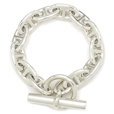 エルメス HERMES シェーヌダンクル GM シルバー シルバー925 ブレスレット 12コマ スターリングシルバー AG925