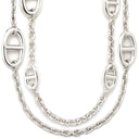 エルメス HERMES シェーヌダンクル ファランドール120 シルバー シルバー925 ネックレス スターリングシルバー