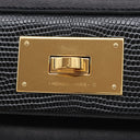 エルメス HERMES ヴァンキャトル 24/24 ミニ 21 タッチ ブラック ヴォルプトカーフスキン ニロティカスリザード 2WAYバッグ ゴールド金具 ショルダー 黒