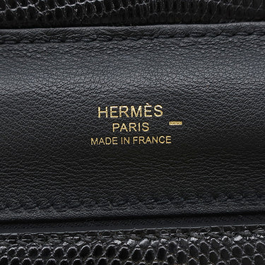 エルメス HERMES ヴァンキャトル 24/24 ミニ 21 タッチ ブラック ヴォルプトカーフスキン ニロティカスリザード 2WAYバッグ ゴールド金具 ショルダー 黒