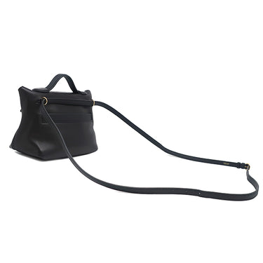 エルメス HERMES ヴァンキャトル 24/24 ミニ 21 タッチ ブラック ヴォルプトカーフスキン ニロティカスリザード 2WAYバッグ ゴールド金具 ショルダー 黒