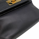 エルメス HERMES ヴァンキャトル 24/24 ミニ 21 タッチ ブラック ヴォルプトカーフスキン ニロティカスリザード 2WAYバッグ ゴールド金具 ショルダー 黒