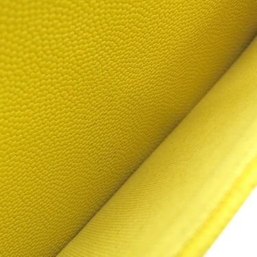 シャネル CHANEL マトラッセ AP0250 イエロー キャビアスキン チェーンウォレット ゴールド金具 黄色 チェーンショルダー