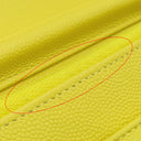 シャネル CHANEL マトラッセ AP0250 イエロー キャビアスキン チェーンウォレット ゴールド金具 黄色 チェーンショルダー