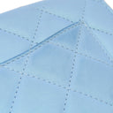 シャネル CHANEL マトラッセ AP0250 ライトブルー ラムスキン チェーンウォレット ゴールド金具 水色 メタリック チェーンショルダー