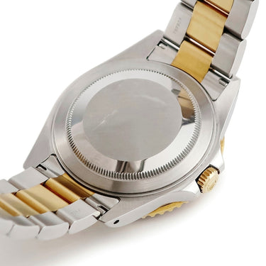 腕時計 ロレックス ROLEX GMTマスター2 16713 Y番 自動巻き メンズ K18YG×SS コンビ Y番 ブラウン イエローロレゾール デイト