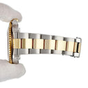 腕時計 ロレックス ROLEX GMTマスター2 16713 Y番 自動巻き メンズ K18YG×SS コンビ Y番 ブラウン イエローロレゾール デイト