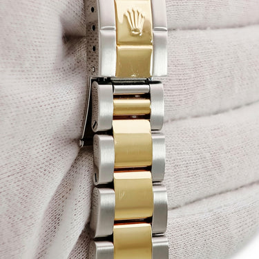 腕時計 ロレックス ROLEX GMTマスター2 16713 Y番 自動巻き メンズ K18YG×SS コンビ Y番 ブラウン イエローロレゾール デイト