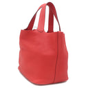 エルメス HERMES ピコタンロックGM ルージュトマト トリヨンクレマンス ハンドバッグ シルバー金具 赤