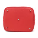 エルメス HERMES ピコタンロックGM ルージュトマト トリヨンクレマンス ハンドバッグ シルバー金具 赤