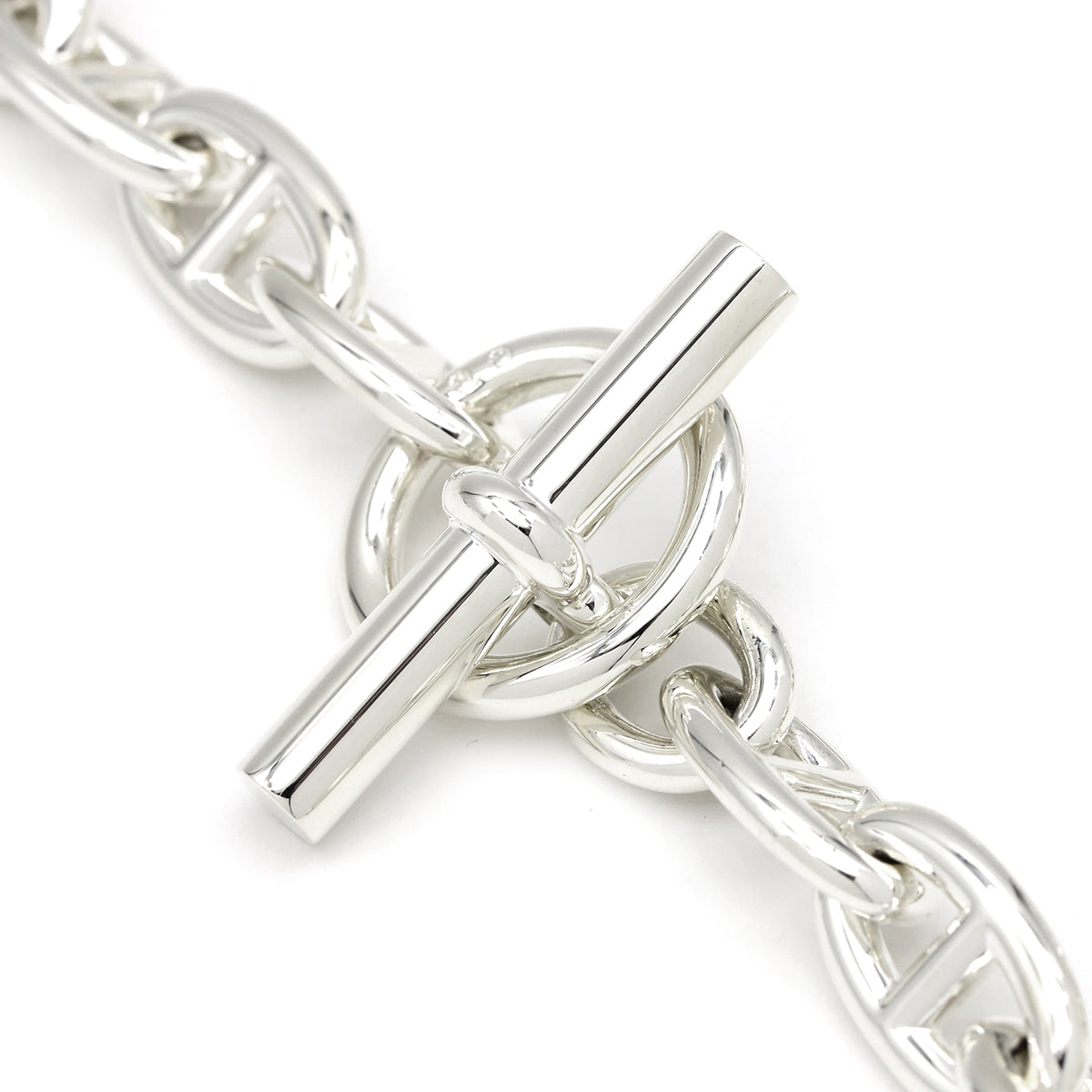 エルメス HERMES シェーヌダンクル GM シルバー シルバー925