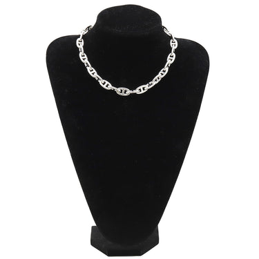 エルメス HERMES シェーヌダンクル GM シルバー シルバー925 ネックレス スターリングシルバー AG925 31コマ 2連ブレスレット