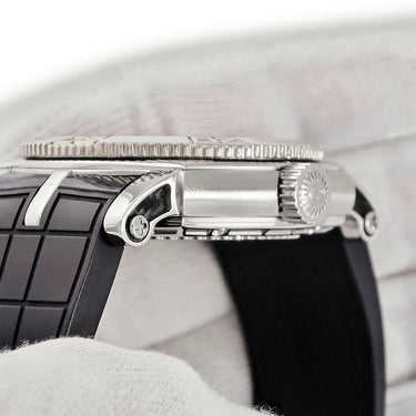 腕時計 ロジェデュブイ ROGER DUBUIS イージーダイバー SE40 14 9/0 9.53R 自動巻き メンズ K18WG×SS コンビ ブラック 黒 限定