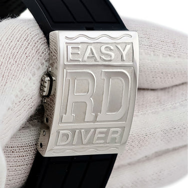 腕時計 ロジェデュブイ ROGER DUBUIS イージーダイバー SE40 14 9/0 9.53R 自動巻き メンズ K18WG×SS コンビ ブラック 黒 限定