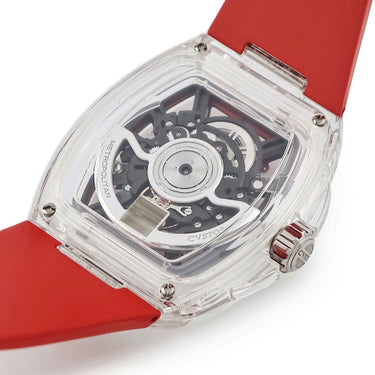 腕時計 クストス CVSTOS メトロポリタン PS サファイア ブレール・エンボロ F00103.4288002 自動巻き メンズ 新品同様 スケルトン