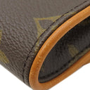 ルイヴィトン LOUIS VUITTON ポシェットツイン GM M51852 モノグラム モノグラムキャンバス ショルダーバッグ ゴールド金具 茶
