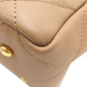 シャネル CHANEL マトラッセ ショッピングバッグ AS3508 ベージュ レザー トートバッグ ゴールド金具 ショルダー 肩掛け