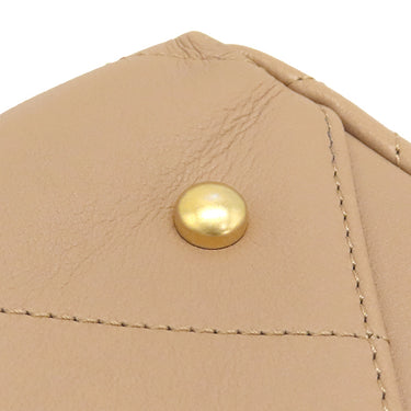 シャネル CHANEL マトラッセ ショッピングバッグ AS3508 ベージュ レザー トートバッグ ゴールド金具 ショルダー 肩掛け