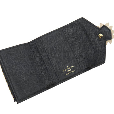 ルイヴィトン LOUIS VUITTON ポルトフォイユ ゾエ M69511 キャラメル モノグラムアンプラント 三つ折り財布 ゴールド金具 茶 コンパクトウォレット LVクラフティ