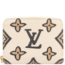 ルイヴィトン LOUIS VUITTON ジッピー コインパース N63076 クリーム モノグラムキャンバス コインケース ゴールド金具 ワイルド アット ハート 白 小銭入れ