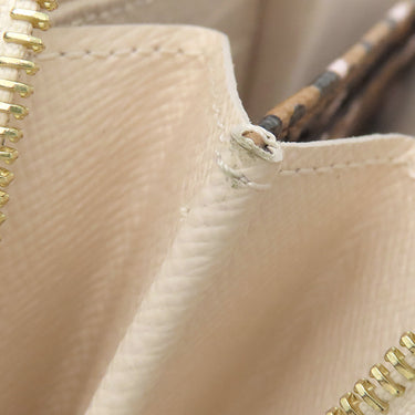 ルイヴィトン LOUIS VUITTON ジッピー コインパース N63076 クリーム モノグラムキャンバス コインケース ゴールド金具 ワイルド アット ハート 白 小銭入れ