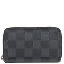 ルイヴィトン LOUIS VUITTON ジッピー コインパース N63076 ダミエグラフィット ダミエグラフィットキャンバス コインケース シルバー金具 黒 グレー 小銭入れ