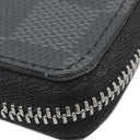 ルイヴィトン LOUIS VUITTON ジッピー コインパース N63076 ダミエグラフィット ダミエグラフィットキャンバス コインケース シルバー金具 黒 グレー 小銭入れ
