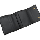 セリーヌ CELINE スモール トリフォールド ウォレット 10B573BFU38NO ブラック レザー 三つ折り財布 ゴールド金具 黒 トリオンフ エンボス