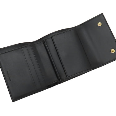 セリーヌ CELINE スモール トリフォールド ウォレット 10B573BFU38NO ブラック レザー 三つ折り財布 ゴールド金具 黒 トリオンフ エンボス