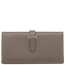 エルメス HERMES ベアンスフレ エタン ヴォーエプソン 長財布 シルバー金具 二つ折り財布