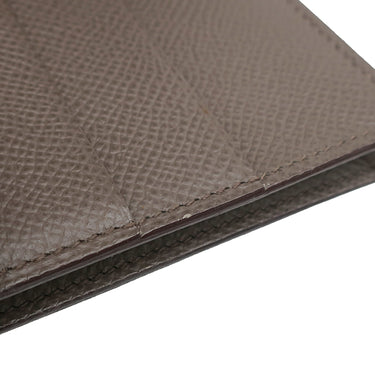 エルメス HERMES ベアンスフレ エタン ヴォーエプソン 長財布 シルバー金具 二つ折り財布