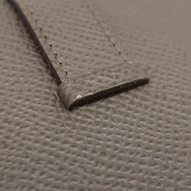 エルメス HERMES ベアンスフレ エタン ヴォーエプソン 長財布 シルバー金具 二つ折り財布