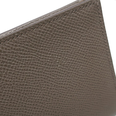 エルメス HERMES ベアンスフレ エタン ヴォーエプソン 長財布 シルバー金具 二つ折り財布