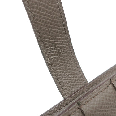 エルメス HERMES ベアンスフレ エタン ヴォーエプソン 長財布 シルバー金具 二つ折り財布