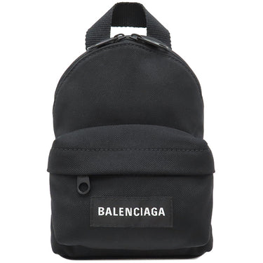 バレンシアガ BALENCIAGA エクスプローラー ミニバックパック 656060 ブラック ナイロン ショルダーバッグ マットブラック金具 黒