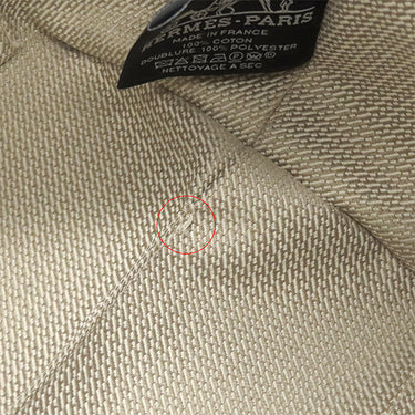 エルメス HERMES ブリッド ア ブラック PM オレンジ×ナチュラル トワルアッシュ ポーチ シルバー金具 トワルH ハンドバッグ バニティバッグ