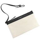 バレンシアガ BALENCIAGA ネイビーカバス 339933 アイボリーXブラック キャンバス レザー トートバッグ シルバー金具 白 黒