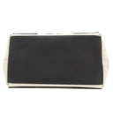 バレンシアガ BALENCIAGA ネイビーカバス 339933 アイボリーXブラック キャンバス レザー トートバッグ シルバー金具 白 黒