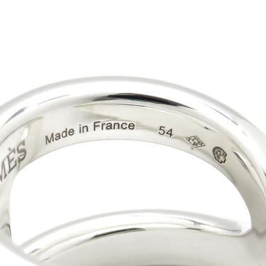 エルメス HERMES オスモズ GM シルバー シルバー925 #54(JP14) リング 指輪 アクセサリー AG925 Hモチーフ 13号