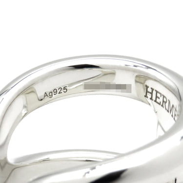 エルメス HERMES オスモズ GM シルバー シルバー925 #54(JP14) リング 指輪 アクセサリー AG925 Hモチーフ 13号