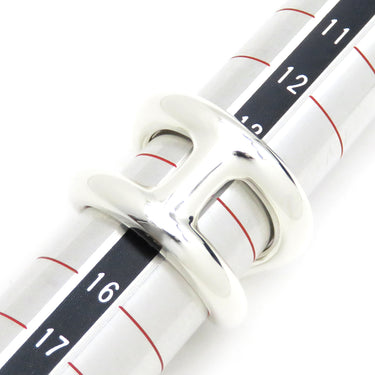 エルメス HERMES オスモズ GM シルバー シルバー925 #54(JP14) リング 指輪 アクセサリー AG925 Hモチーフ 13号