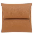 エルメス HERMES バスティア ゴールド ヴォーエプソン コインケース シルバー金具 新品 未使用 茶