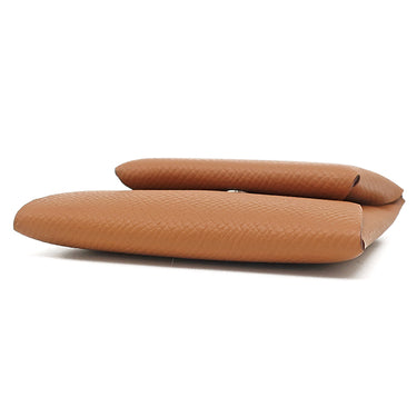 エルメス HERMES バスティア ゴールド ヴォーエプソン コインケース シルバー金具 新品 未使用 茶