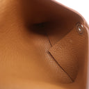 エルメス HERMES バスティア ゴールド ヴォーエプソン コインケース シルバー金具 新品 未使用 茶