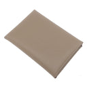 エルメス HERMES カルヴィ デュオ エトゥープ ヴォーエプソン カードケース シルバー金具 新品 未使用 グレージュ