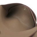 エルメス HERMES カルヴィ デュオ エトゥープ ヴォーエプソン カードケース シルバー金具 新品 未使用 グレージュ