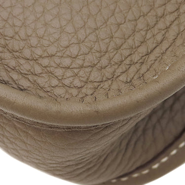 エルメス HERMES エヴリンTPM アマゾン エトゥープ×ブルーインディゴ トリヨンクレマンス ショルダーバッグ ゴールド金具 グレージュ