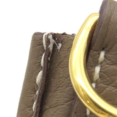 エルメス HERMES エヴリンTPM アマゾン エトゥープ×ブルーインディゴ トリヨンクレマンス ショルダーバッグ ゴールド金具 グレージュ