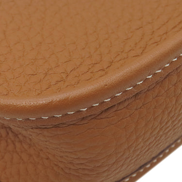 エルメス HERMES エヴリンTPM アマゾン ジグザグ ゴールド トリヨンクレマンス ショルダーバッグ シルバー金具 茶