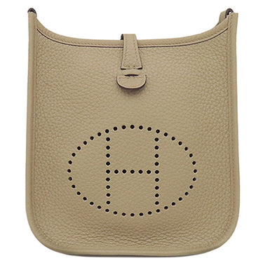 エルメス HERMES エヴリンTPM アマゾン ベージュマルファ トリヨンクレマンス ショルダーバッグ シルバー金具